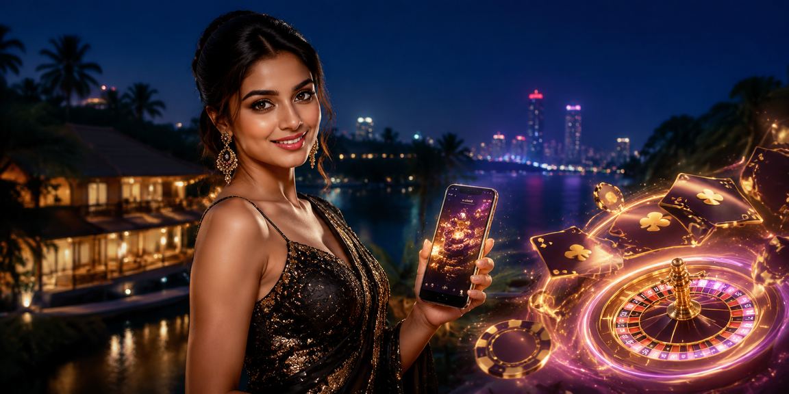 Enjoy live casino gameplay on your mobile device with indian style
