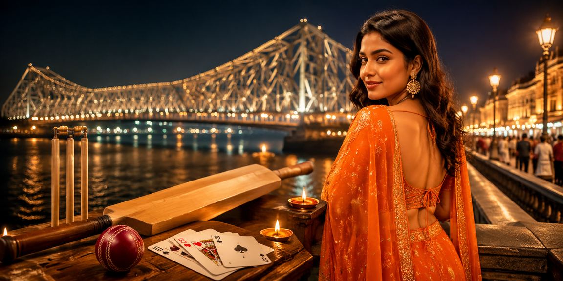 People playing cards in social setting with rummy game in India